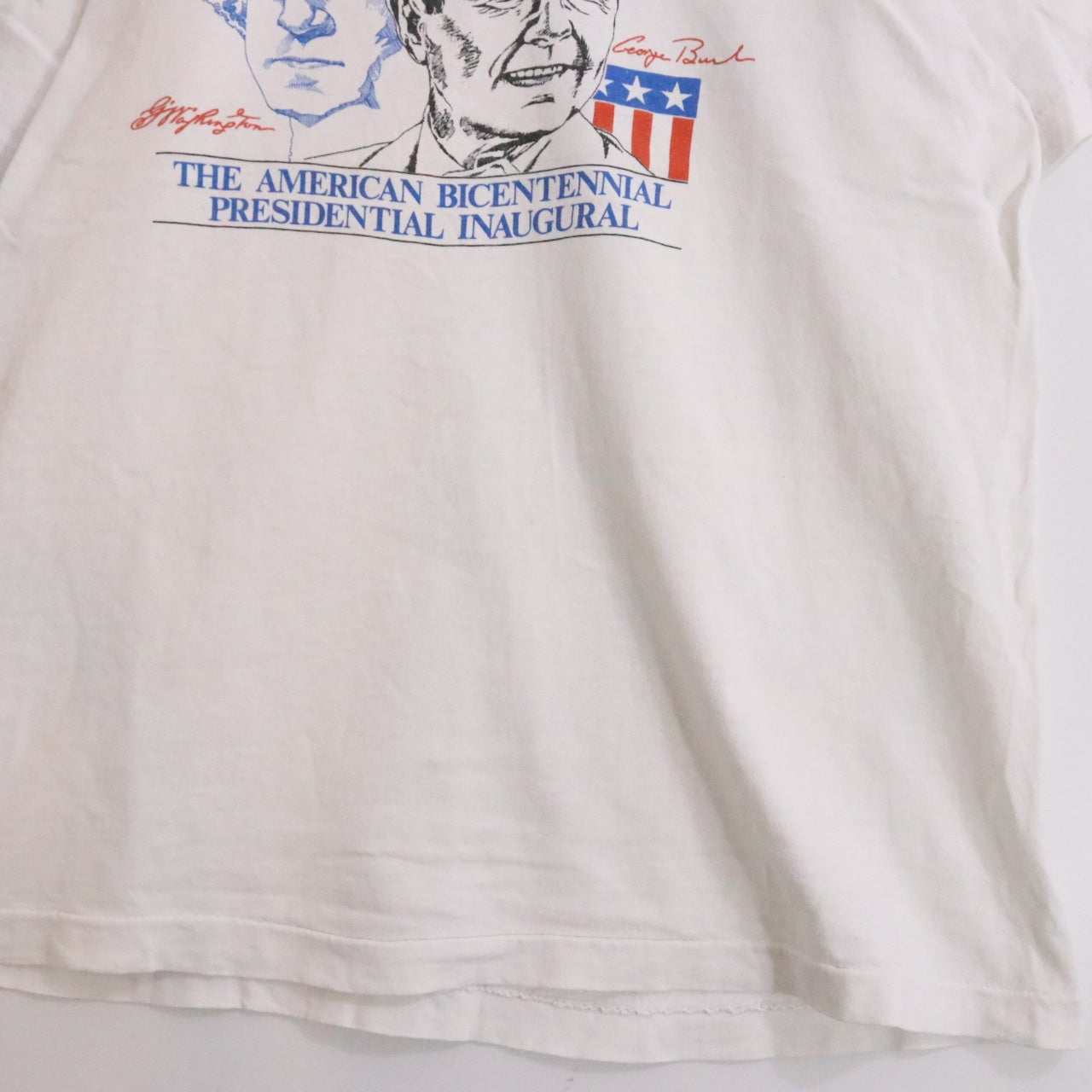 80s FRUIT OF THE LOOM フルーツオブザルーム GEORGE TO GEORGE 200 YEARS USA製 シングルステッチ