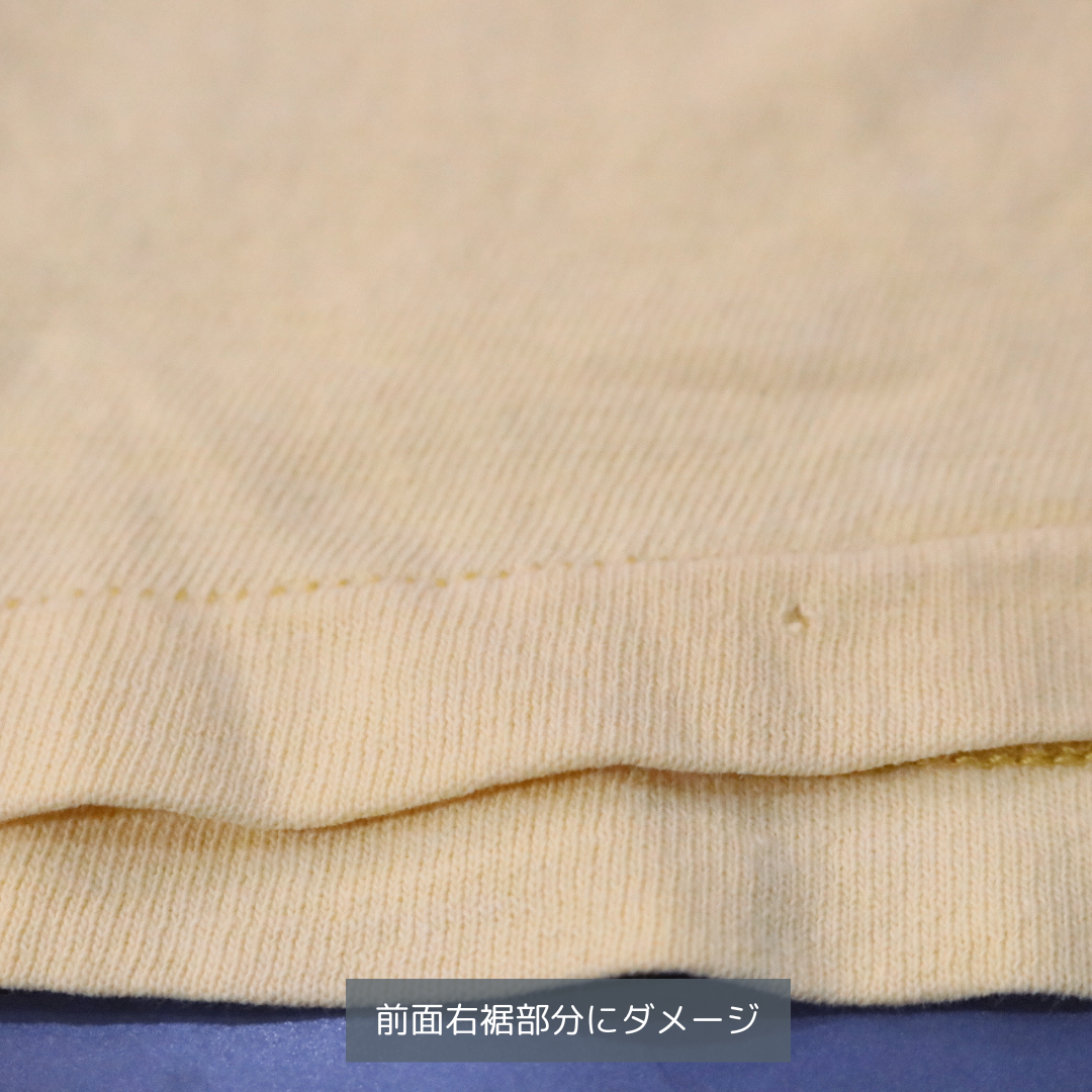70s vintage RUSSELL ATHLETIC ラッセルアスレティック レディース 半袖Tシャツ リンガーT USA製 シングルステッチ フロッキープリント