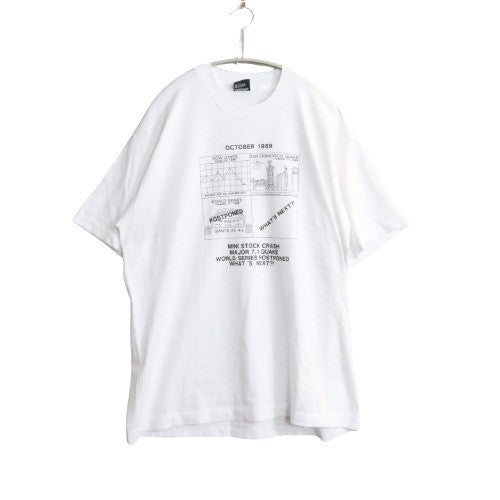 SCREEN STARS◇90s/シングルステッチ/JESUS/Tシャツ/XL/コットン/WHT/プリント// 半袖T