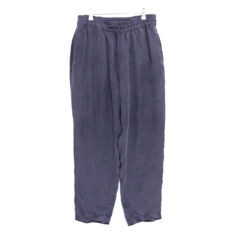 moncao | Washable Silk Easy Pants "Navy"