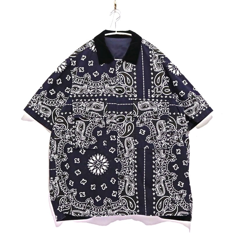 sacai 23SS | Bandana Print Shirt 