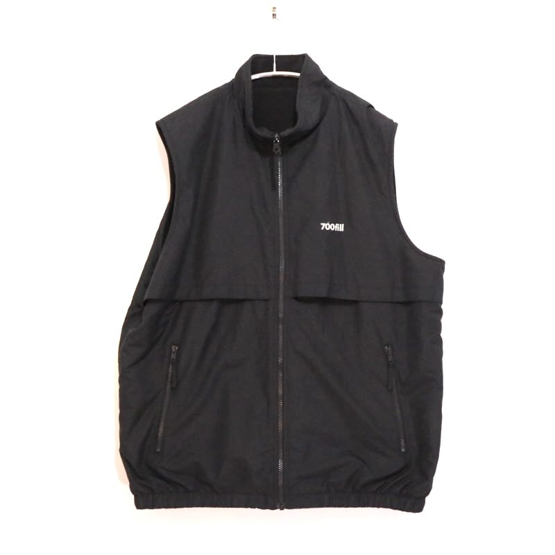 700fill | PORT AUTHORITY Reversible Vest "Black / Fleece & Nylon"