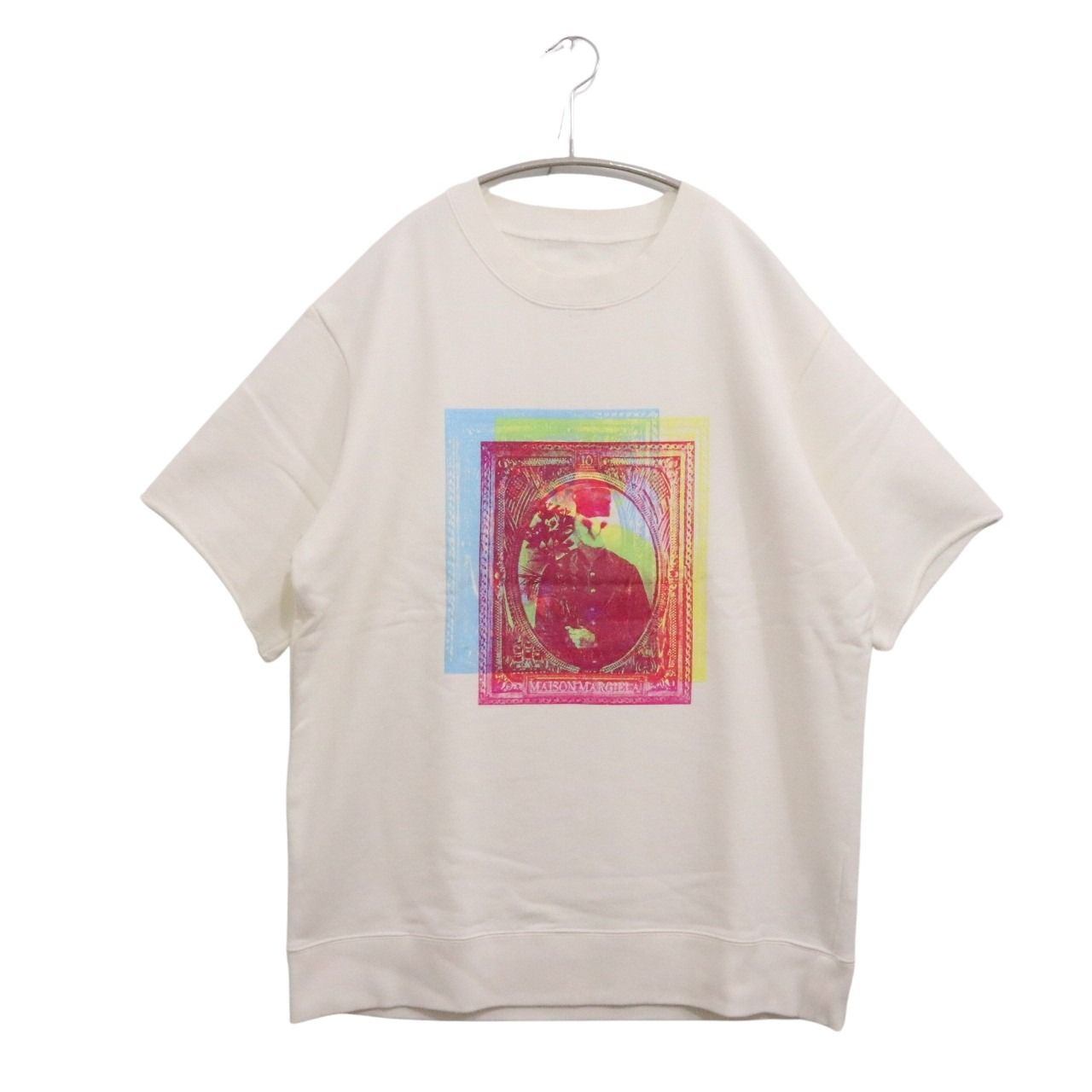 新品 48 21ss マルジェラ MM刺繍 Tシャツ 1485 新品 48 マルジェラ 