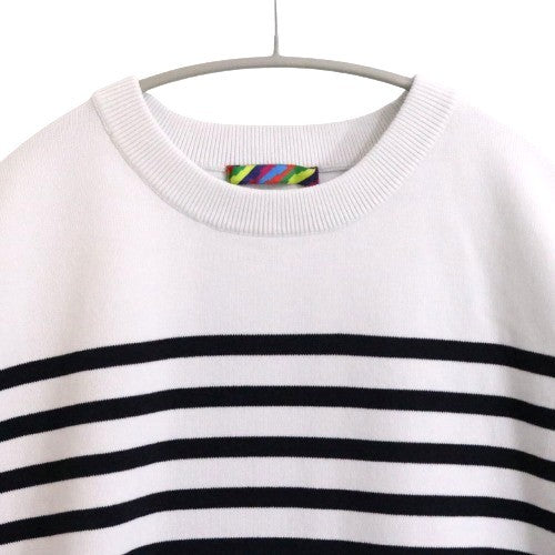 is-ness(イズネス) 25ss KNIT VENTI BORDER T-SHIRT