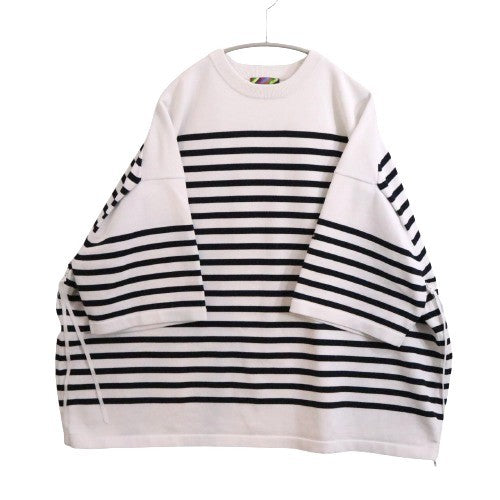 is-ness(イズネス) 25ss KNIT VENTI BORDER T-SHIRT