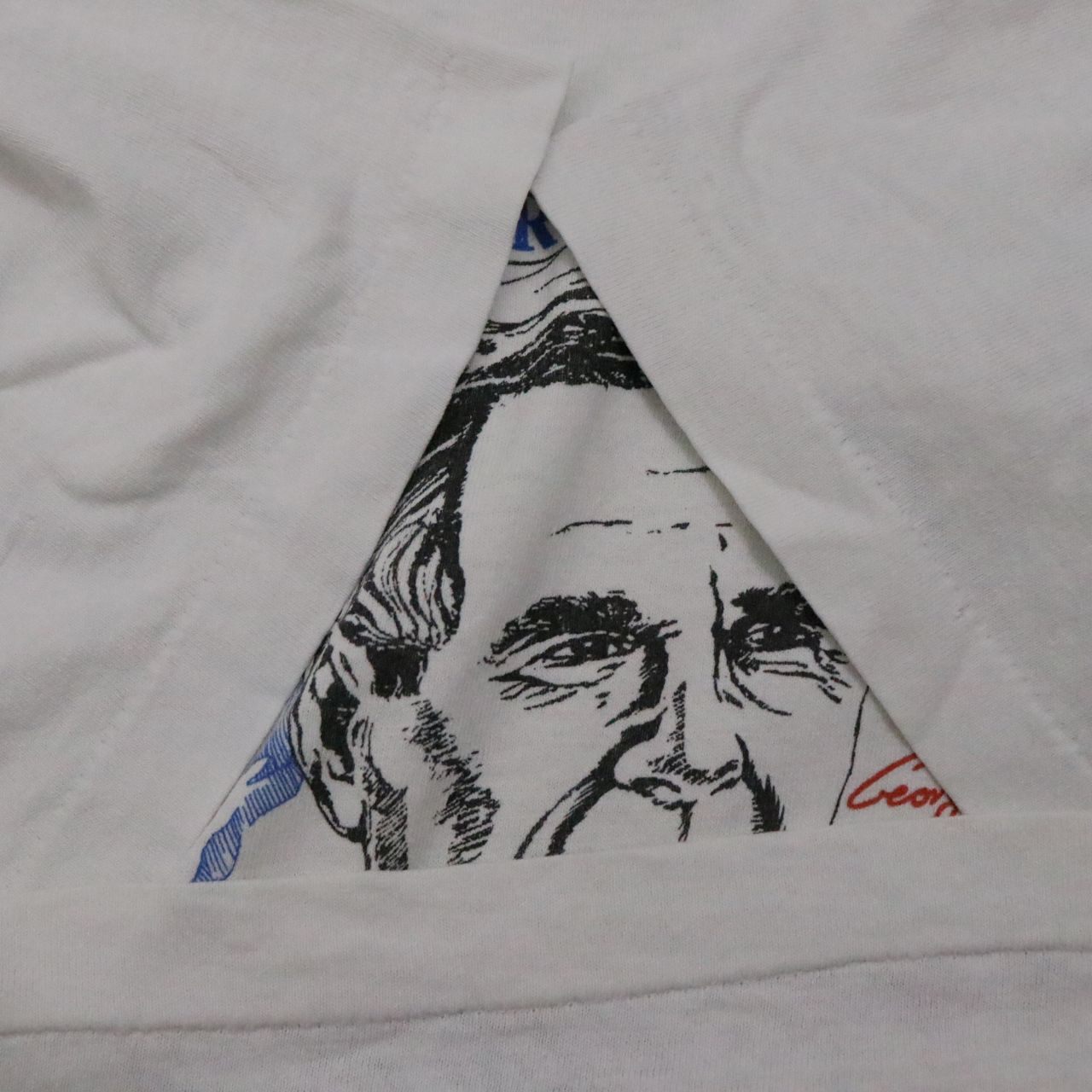 80s FRUIT OF THE LOOM フルーツオブザルーム GEORGE TO GEORGE 200 YEARS USA製 シングルステッチ