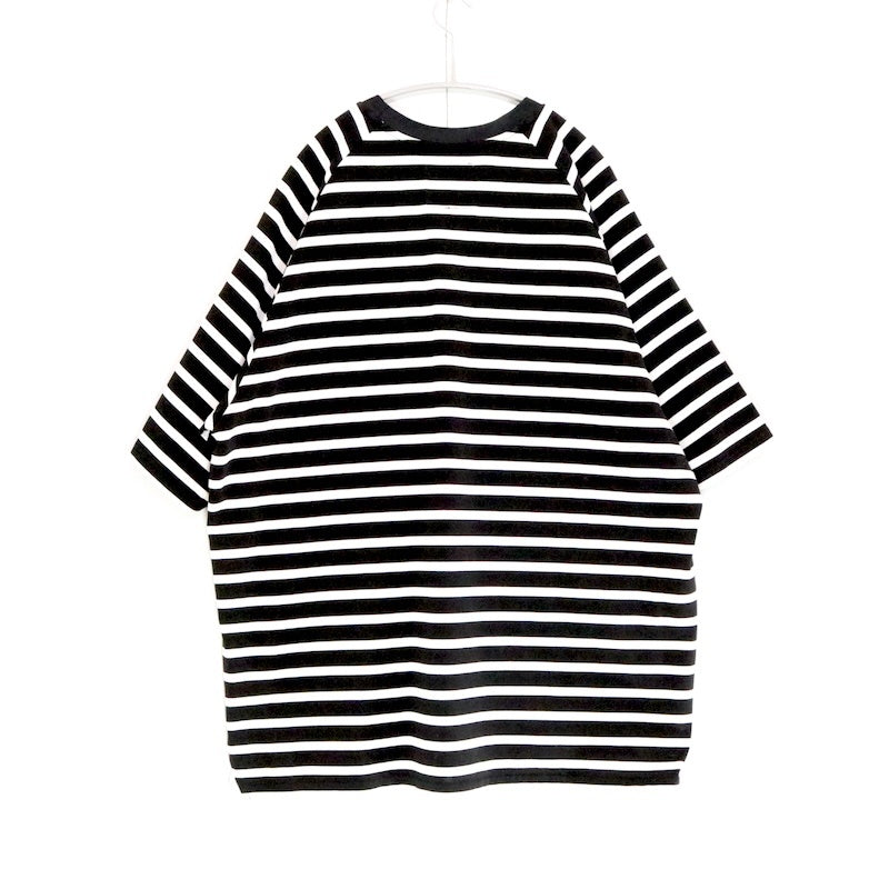 CMF OUTDOOR GARMENT 24FW | BORDER TEE H/S "White/Black" (CMF2402-C12)