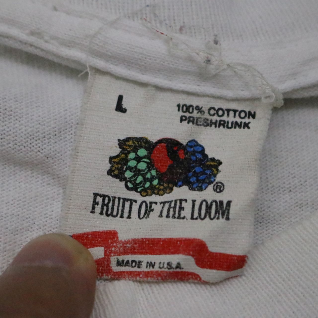 90s vintage FRUIT OF THE LOOM フルーツオブザルーム USA製 Salt Lake City シングルステッチ