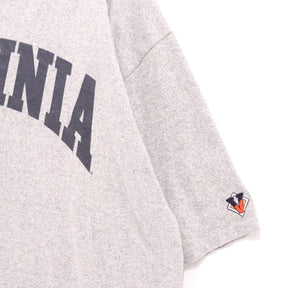 90s Vintage Virginia Cavaliers | College Logo Pocketless T-Shirt "Heather Grey"