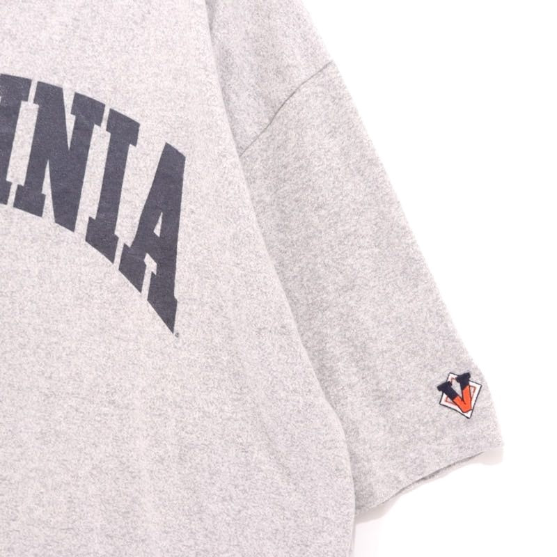 90s Vintage Virginia Cavaliers | College Logo Pocketless T-Shirt "Heather Grey"