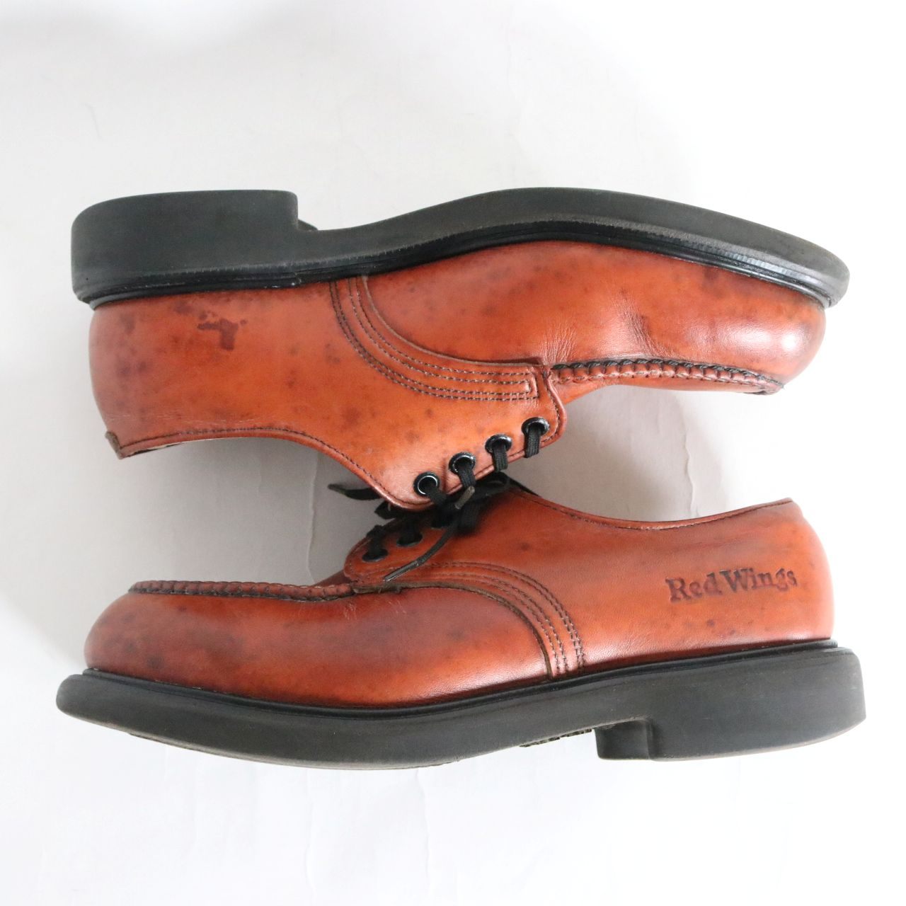 80s vintage RED WING(レッドウイング) スチールトゥ・オックスフォードシューズ