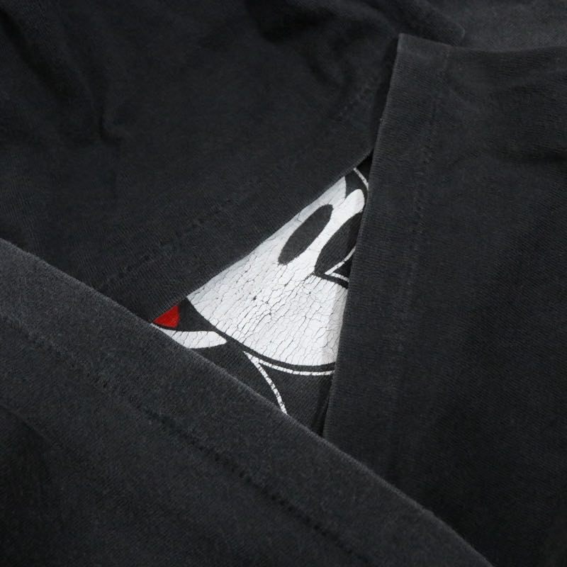 DISNEY 80s | Vintage Mickey Mouse Tee "Black / Blue Tag" (Made in USA)