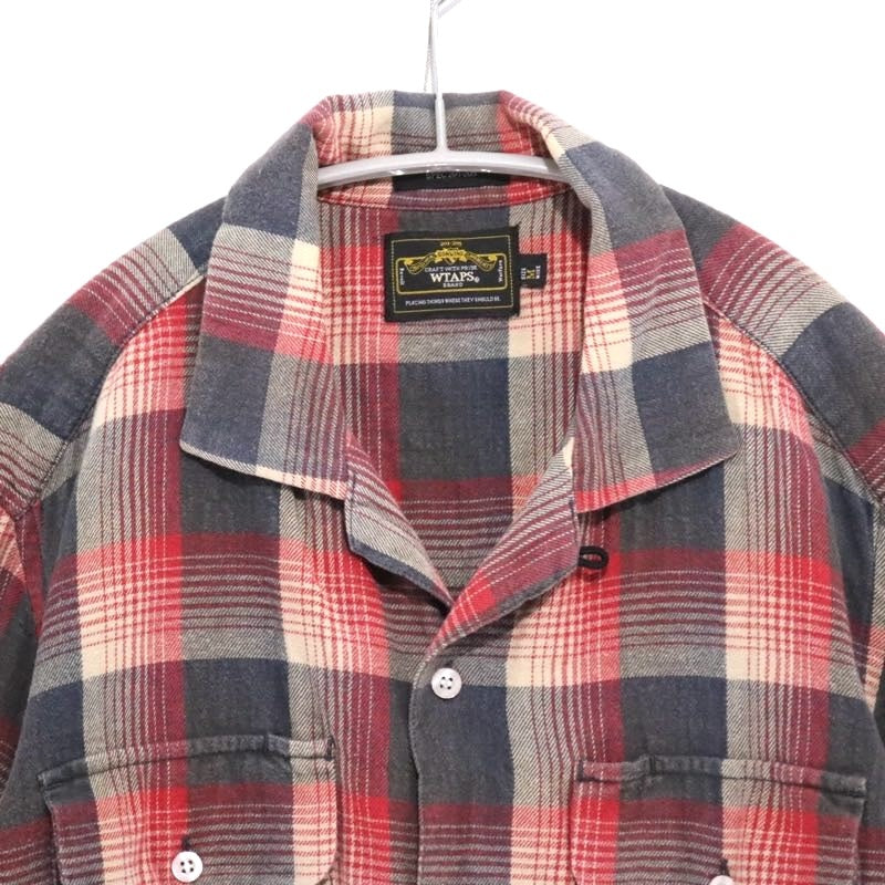 WTAPS 12SS | Union L/S Shirt "Red/Gray"