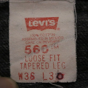 90s vintage Levi's リーバイス 560 LOOSE FIT TAPERED PTNTS