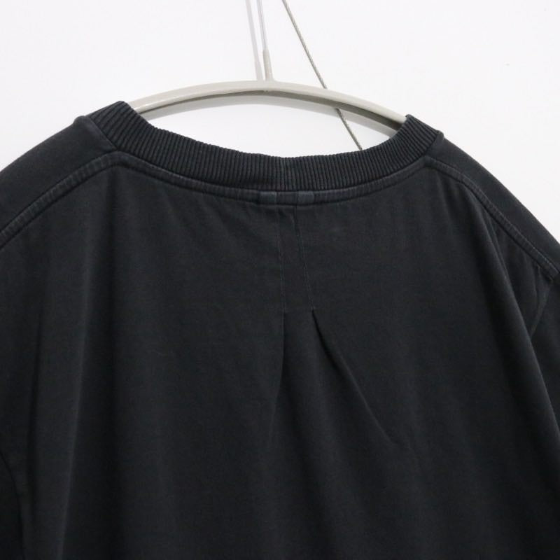 Saint Laurent Paris | Washed Pocket T-shirt "Black"(T80O 396675 Y2OP1)