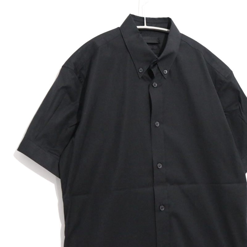 ALEXANDER MCQUEEN 13SS | S/S Button Down Shirt "Back Strap Detail" (Black)