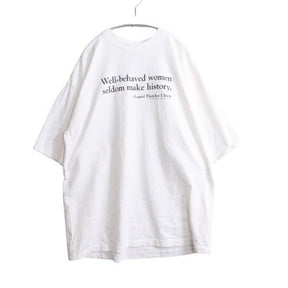 00s USA製 ALORE vintage XXL メンズ 半袖Tシャツ 2004年 アメリカ人歴史家「ローレル・サッチャー・ウルリッヒ」