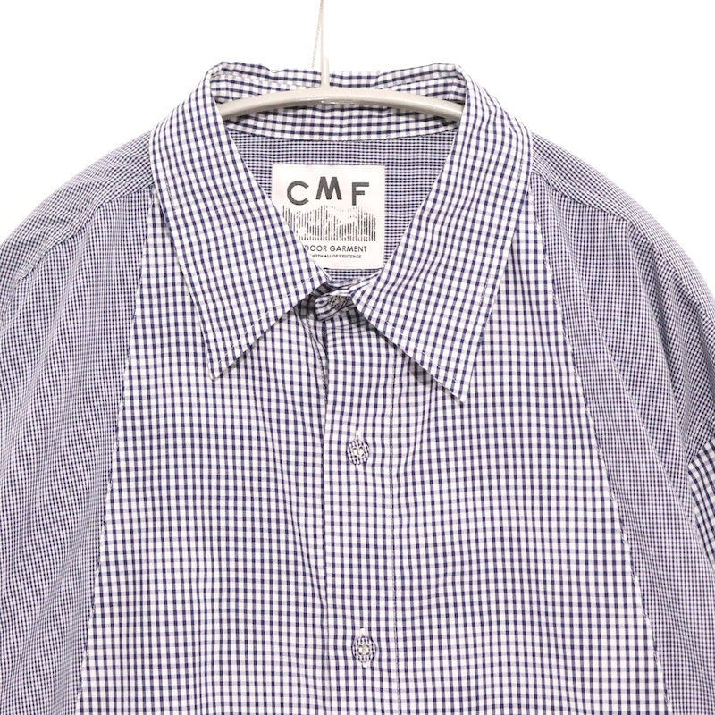CMF OUTDOOR GARMENT 21AW | PREP L/S SHIRT CHECK "Blue/White" (CMF2102-CS03J)