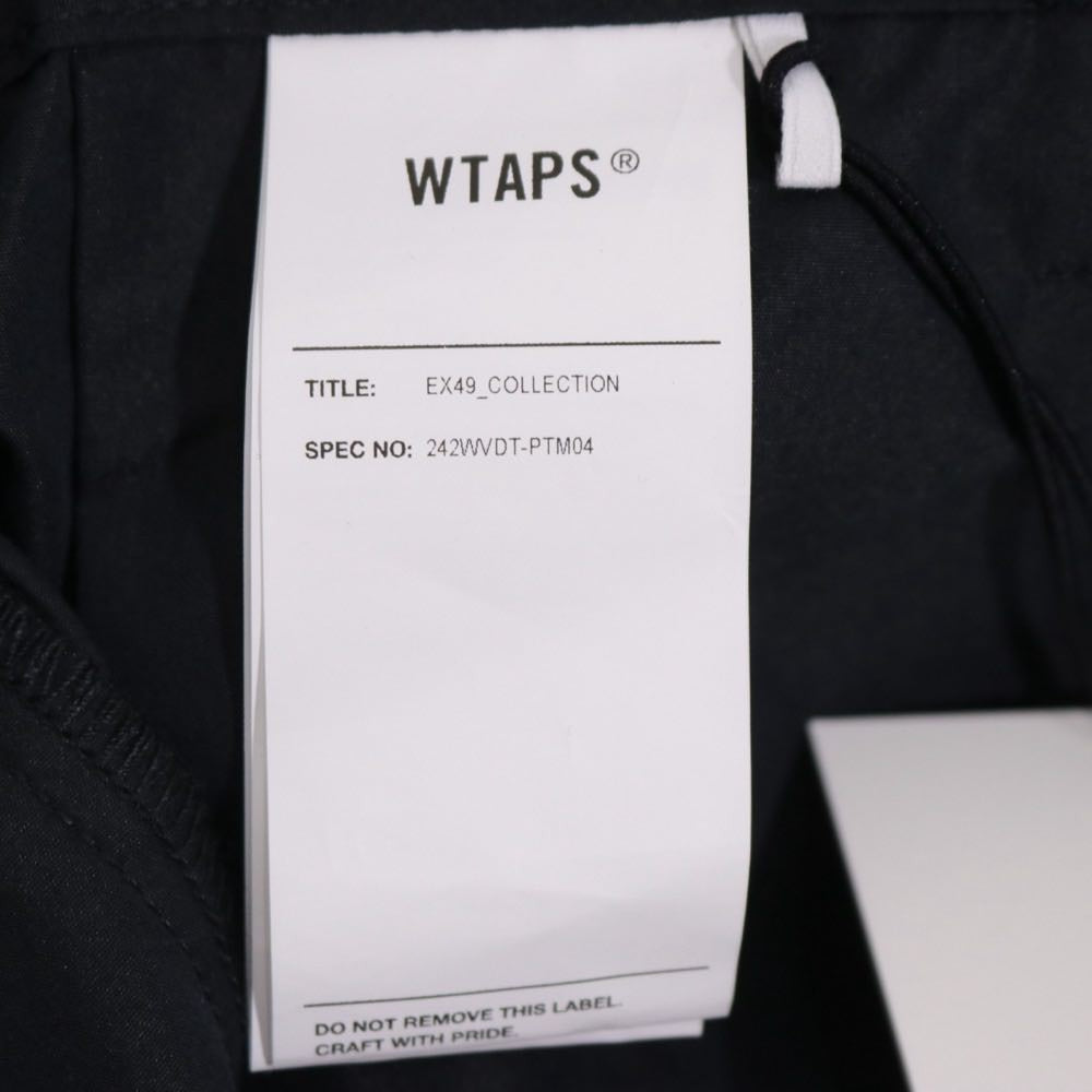 WTAPS 24AW | MILT0001 / TROUSERS / NYCO. WEATHER "Black" (242WVDT-PTM04)