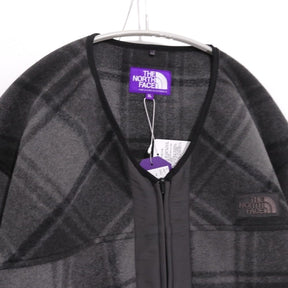 THE NORTH FACE PURPLE LABEL 25AW | PLAS Plaid Fleece Field Cardigan "Gray" (N25FA038)