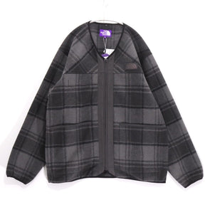 THE NORTH FACE PURPLE LABEL 25AW | PLAS Plaid Fleece Field Cardigan "Gray" (N25FA038)