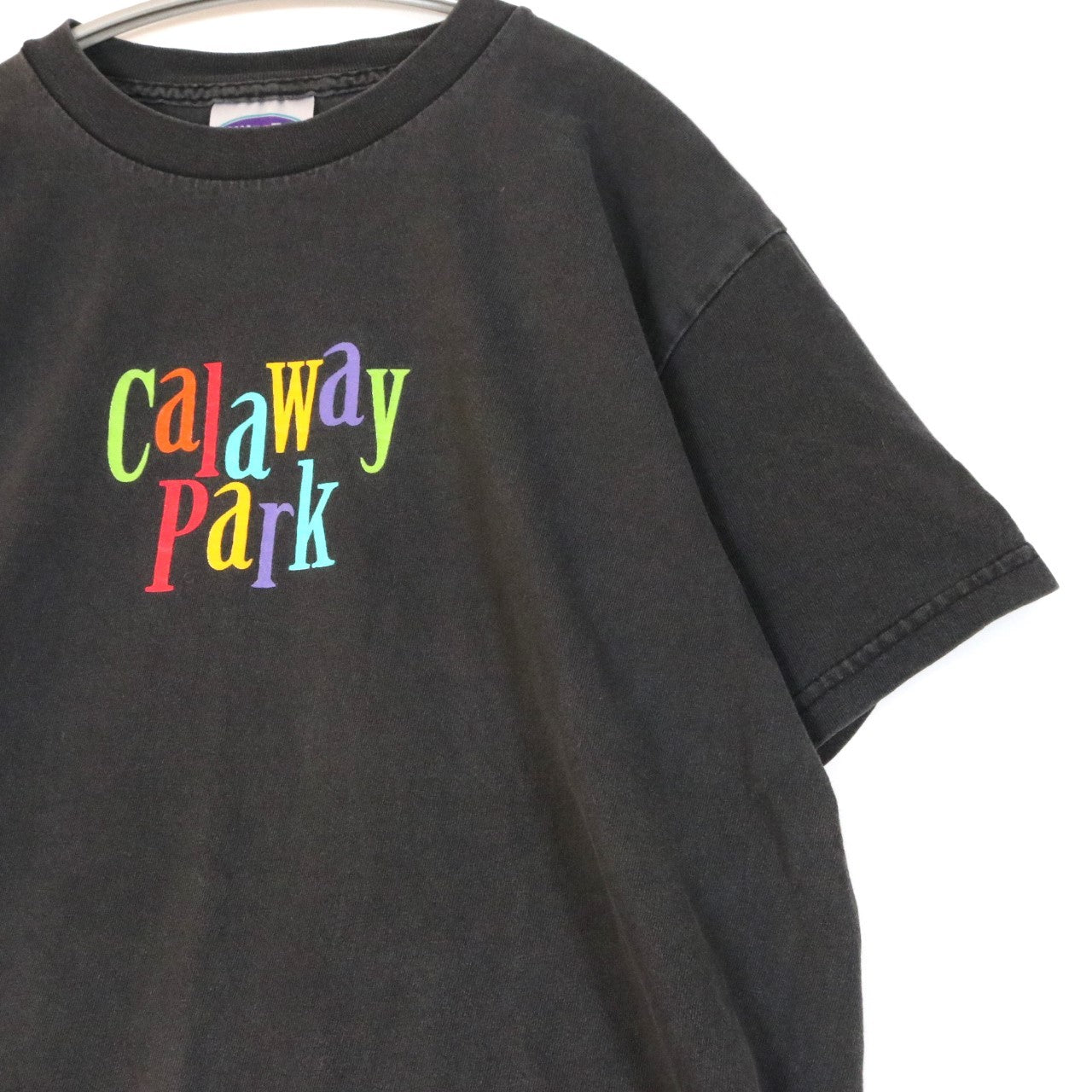 90s後半～00s カナダ製 WAVES M メンズ 半袖Tシャツ Calaway Park