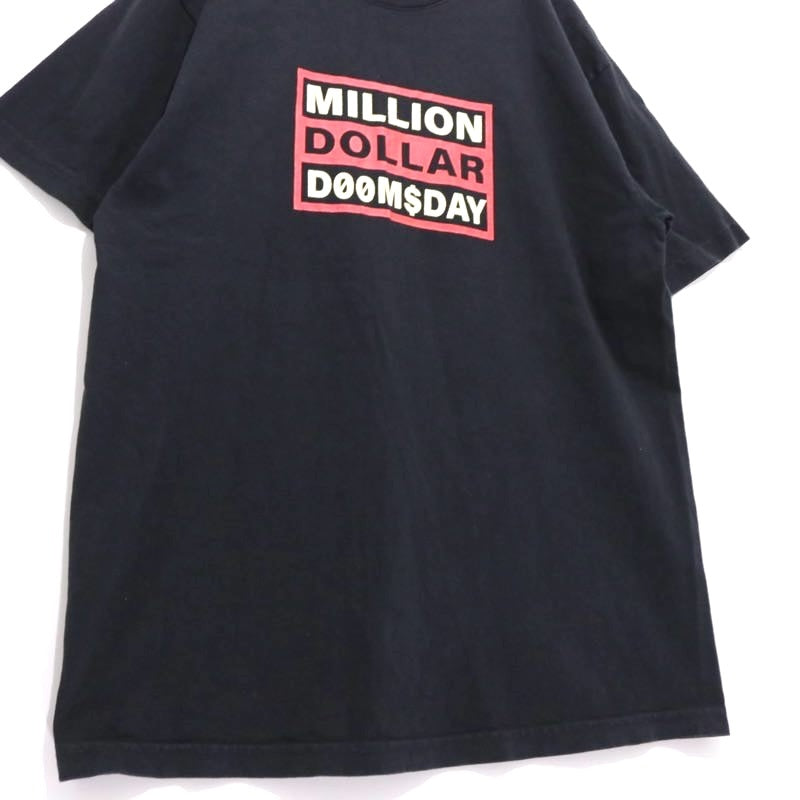 Million Dollar Doomsday | Crack Logo T-Shirt "Black/Red"