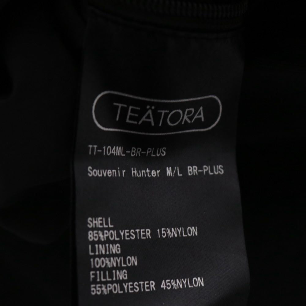TEATORA | SOUVENIR HUNTER M/L BARRIERIZER PLUS "Black" (TT-104ML-BR-PLUS)