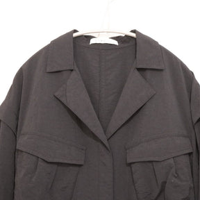 ETRE TOKYO 24SS | Belted Nylon Jumpsuit "Black" (1224530112-0)