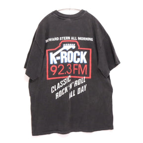 90s Vintage Howard Stern K-ROCK 92.3 FM | Logo Graphic T-Shirt Made in USA