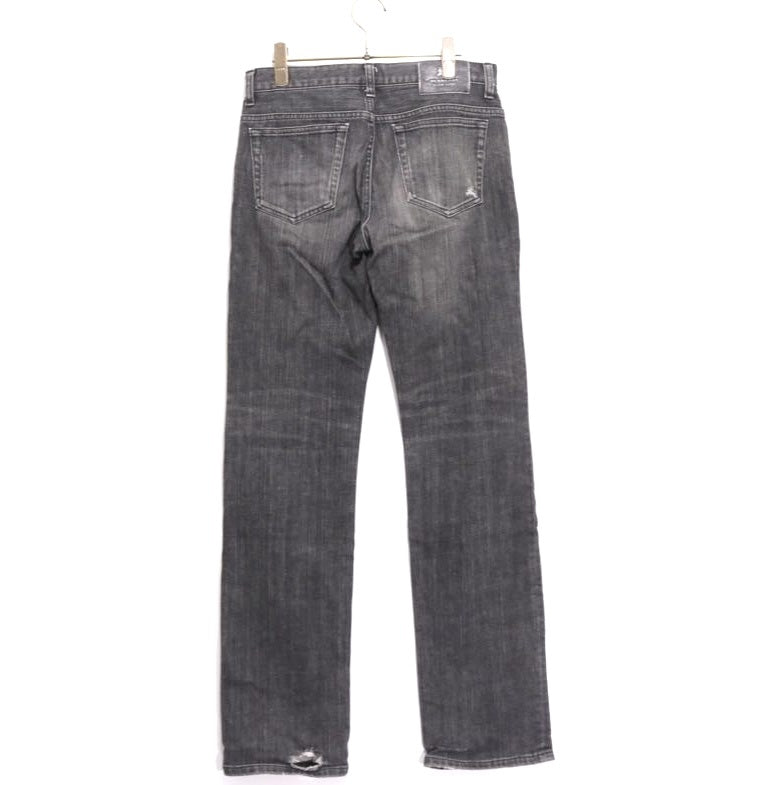 BURBERRY BLACK LABEL | Straight Denim Pants "Black" (BMS09-711-08)