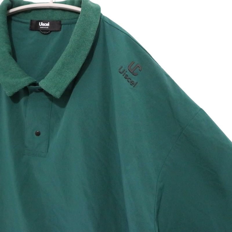 Uiscel 22SS | ルーズポロ "Green" (AU25-11D101)