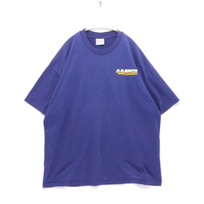 Hanes 00s | A.O. SMITH Print S/S Tee "Navy"