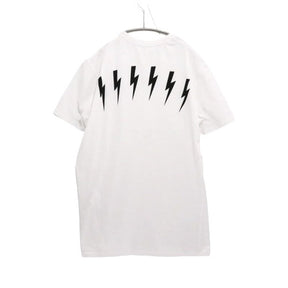 Neil Barrett | Inverted Logo T-Shirt "White" (PBJT378A G554S)