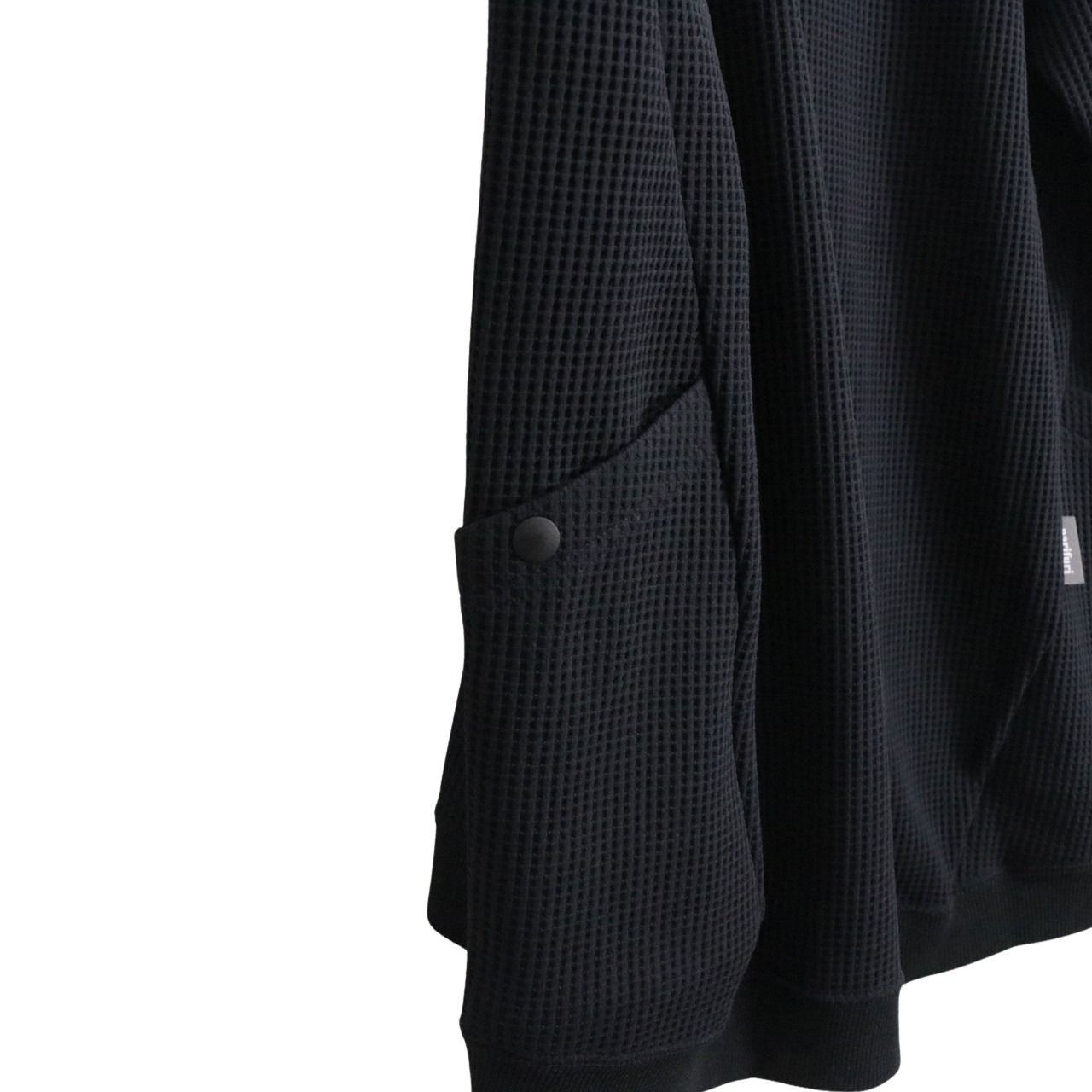 narifuri (ナリフリ)Multi Waffle Crew Neck Sweatshirt