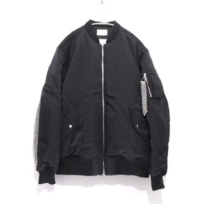 SOPHNET. 25AW | Flight Jacket "Black/Kvadrat Sisu" (SPNT-252007)