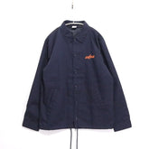 EDNA surfboards | Coach Jacket "Navy / Orange Logo"