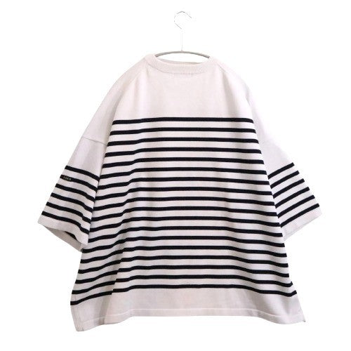 is-ness(イズネス)  25ss KNIT VENTI BORDER T-SHIRT