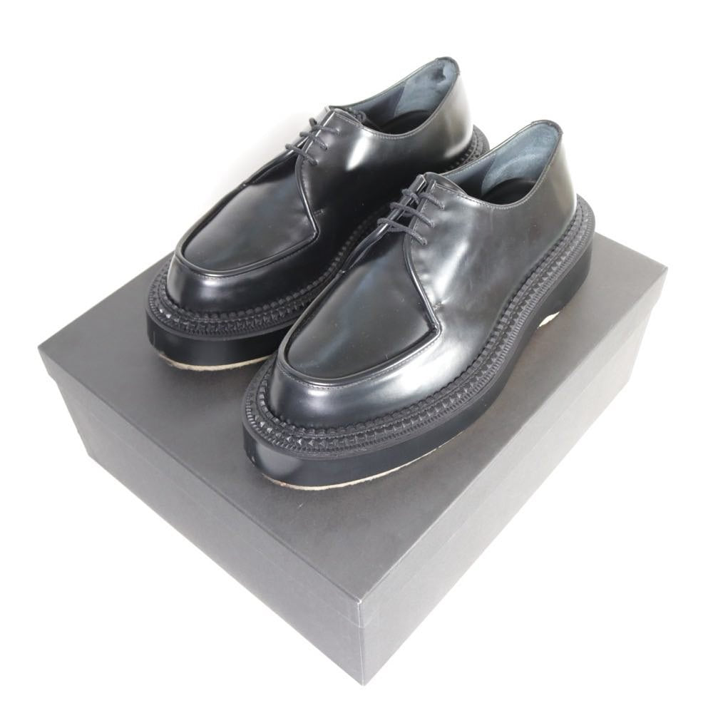 UNDERCOVER x ADIEU PARIS 20SS | Polished Leather Creeper Shoes "Black" (UCY4F03)