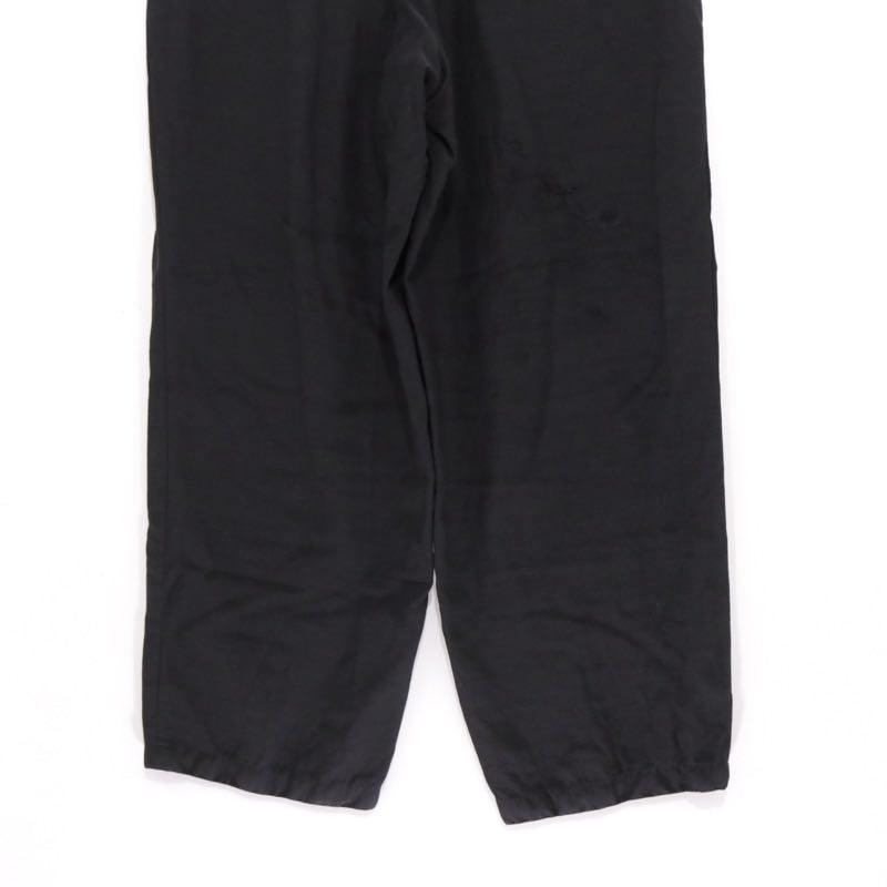 EURO VINTAGE 80s-90s | Bespoke 2Tuck Wide Tapered Slacks "GUTOS / Black"