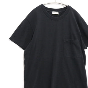 Saint Laurent Paris | Washed Pocket T-shirt "Black"(T80O 396675 Y2OP1)