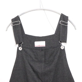 NOZOMI ISHIGURO | Overall Shorts "Black / Felt" (15tMA06009)