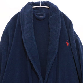 RALPH LAUREN | Cotton Bathrobe Gown "Navy"