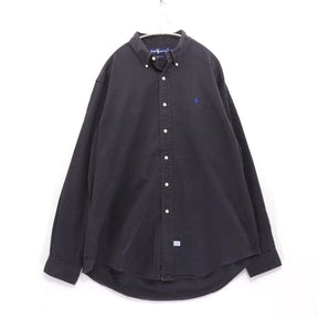 Polo Ralph Lauren 90s-00s | L/S Button-Down Shirt "Black"
