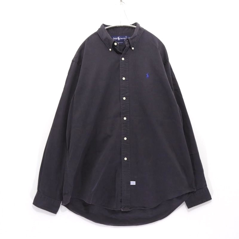 Polo Ralph Lauren 90s-00s | L/S Button-Down Shirt "Black"