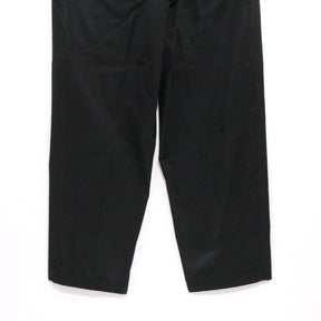 JIL SANDER | High Density Cotton Wide Easy Pants "Black" (JSMT31113M)