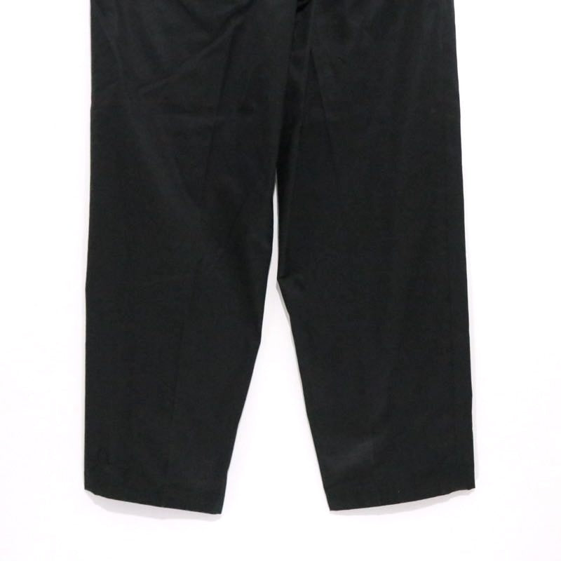 JIL SANDER | High Density Cotton Wide Easy Pants "Black" (JSMT31113M)