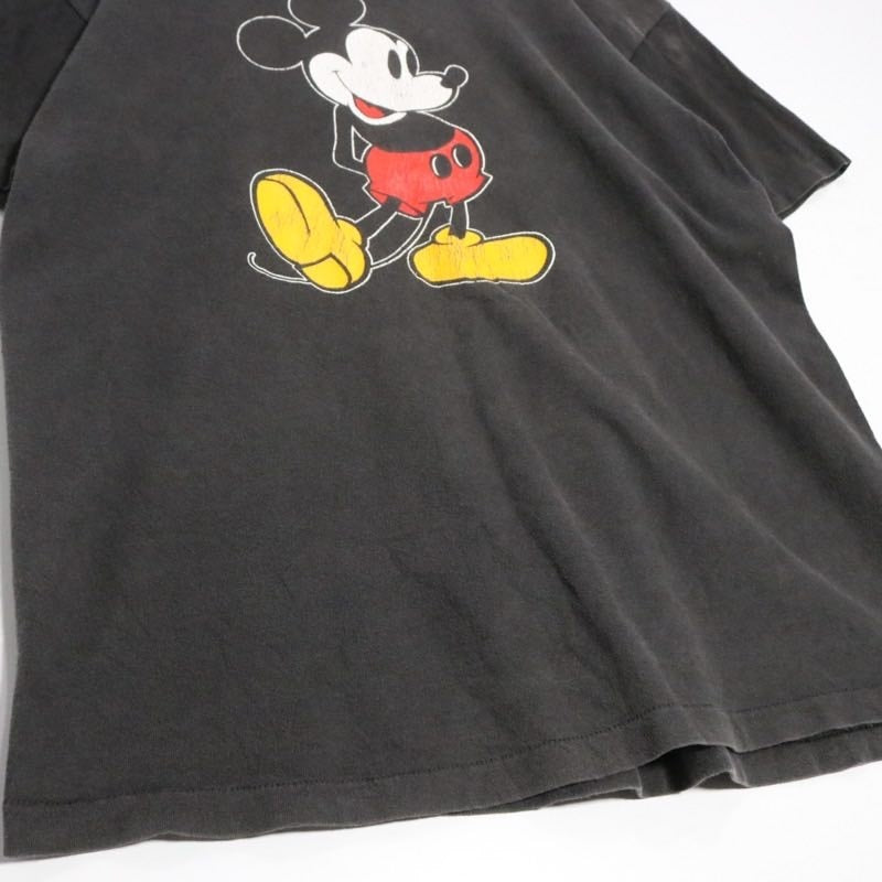 DISNEY 80s | Vintage Mickey Mouse Tee "Black / Blue Tag" (Made in USA)
