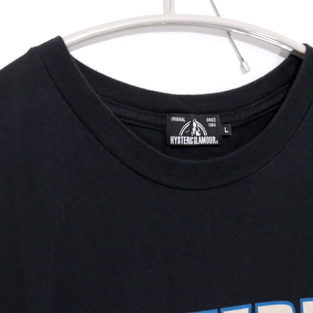 HYSTERIC GLAMOUR × MEDICOM TOY 20AW |  "BE@R & GIRL'S FACE 2020" T-Shirt "Black" (02202CT21)