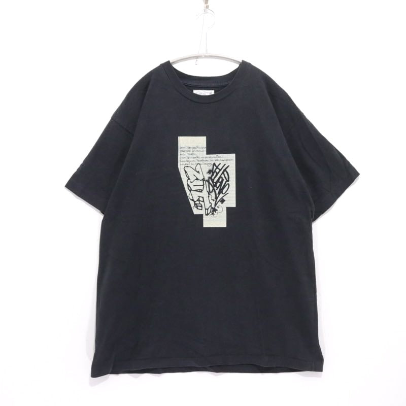 agnes b. | "ZOT" Graphic T-Shirt "Black"